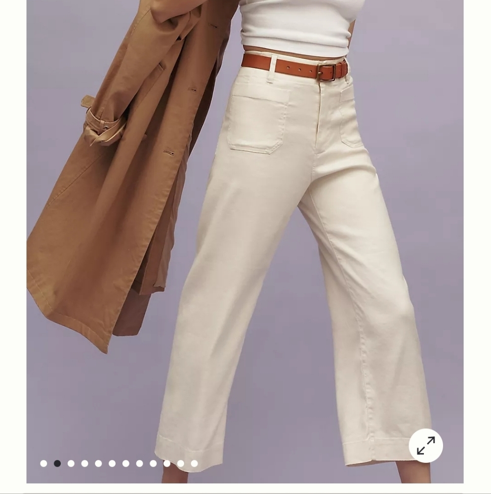 Caramel Brown Anthropologie Maeve Colette Pants